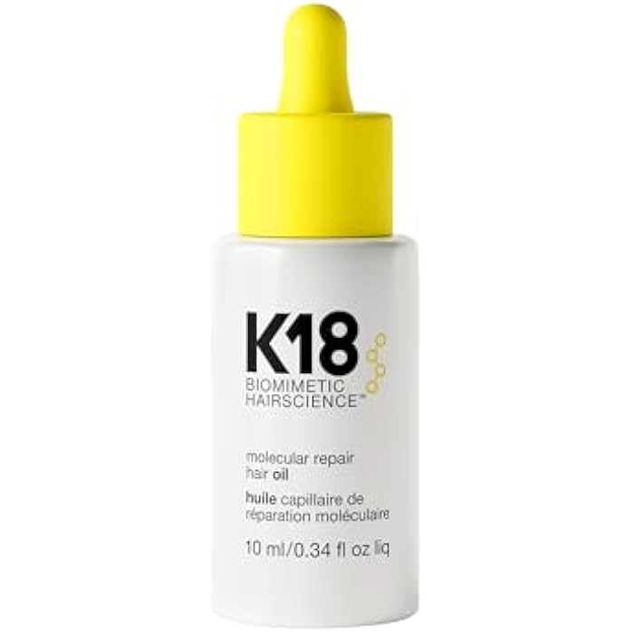 K18 Molecular Repair Hair Oil, Weightless Oil For Stronger And Healthier Hair, Suitable For All Hair Types, 0.34 Fl Oz - Image 1